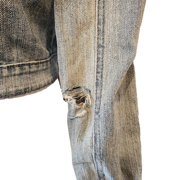 American Rag Faded, Washedout Denim Jean Jacket - Size Small - Picture 5 of 9